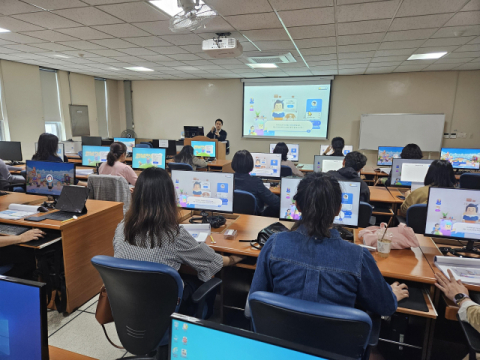 김해시 초등교사 대상 ‘지니버스’ 도로명주소 디지털교과서 교육