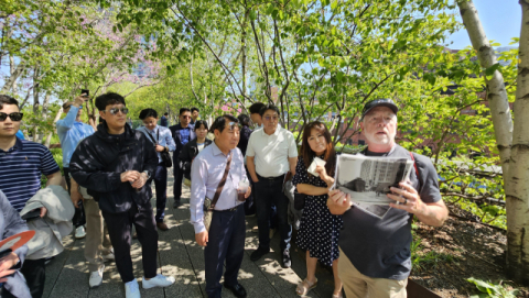 김해시, 불암동 도시재생·허왕후 기념공원 뉴욕에서 접목 가능성 타진